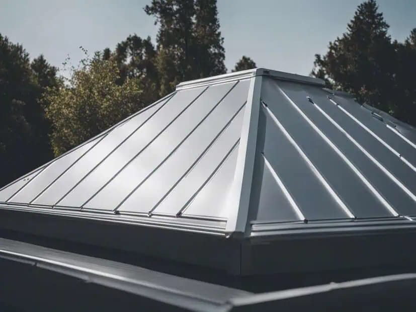 Coated commercial roof and weather-exposed surfaces
