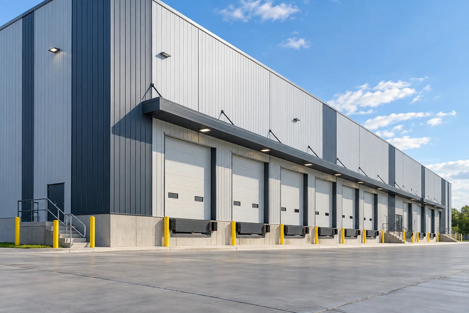 Industrial Building Painting commercial exterior