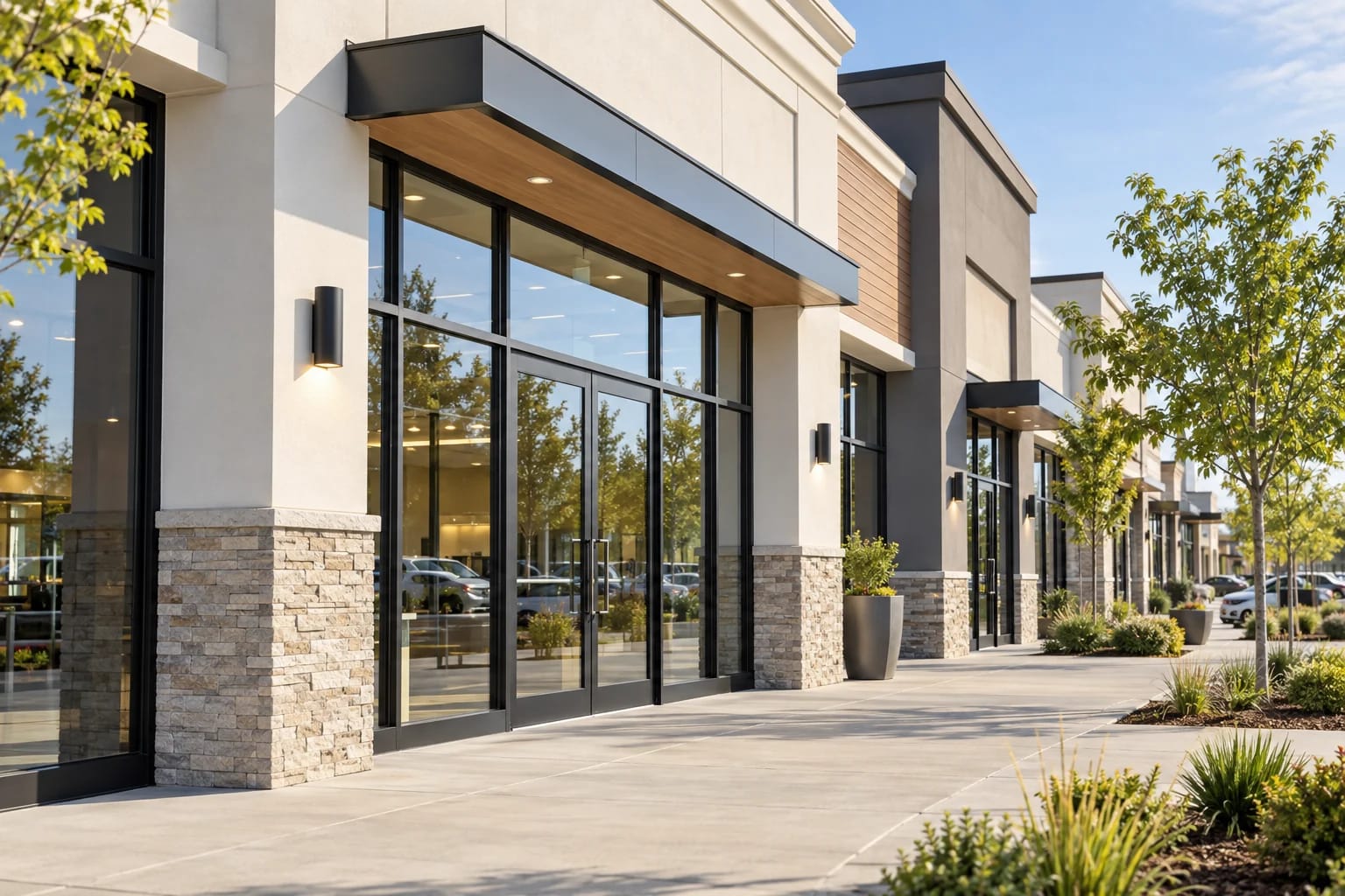 Retail Storefront Painting commercial exterior
