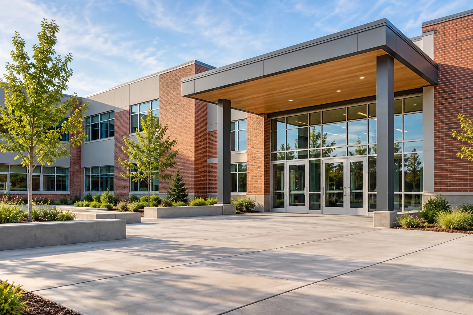School Exterior Painting commercial exterior