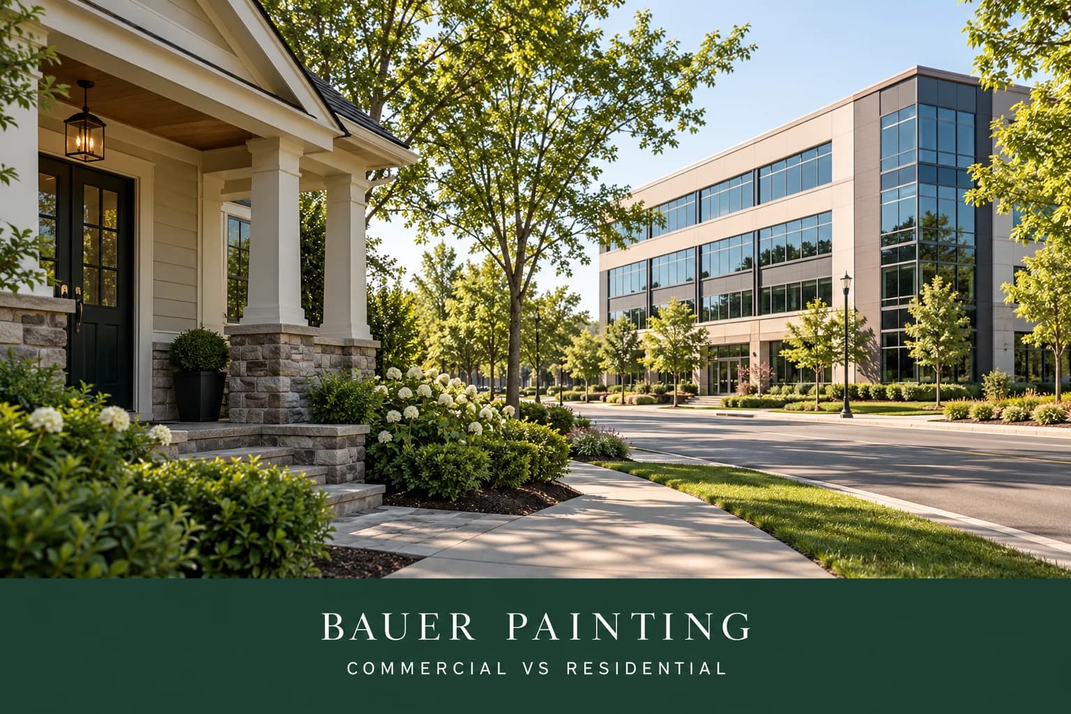 Commercial vs. Residential Painting: What Property Managers Should Know
