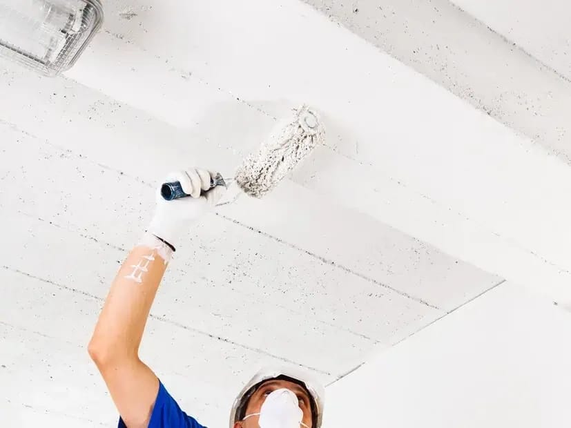 Painting professional preparing or coating commercial surfaces