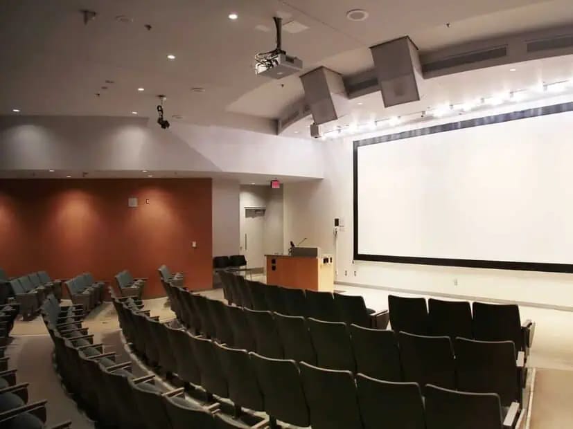 Finished educational lecture room