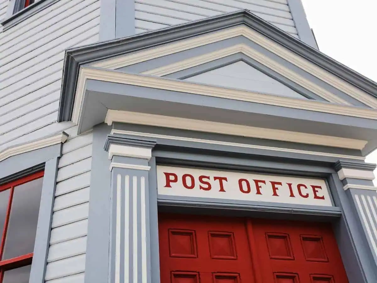 Institutional building exterior and architectural trim