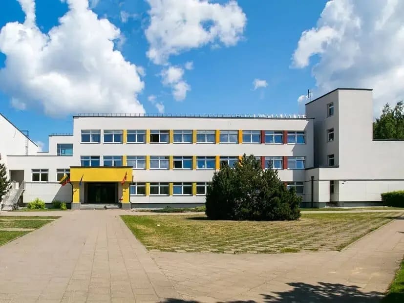 Healthcare building exterior with maintained facade